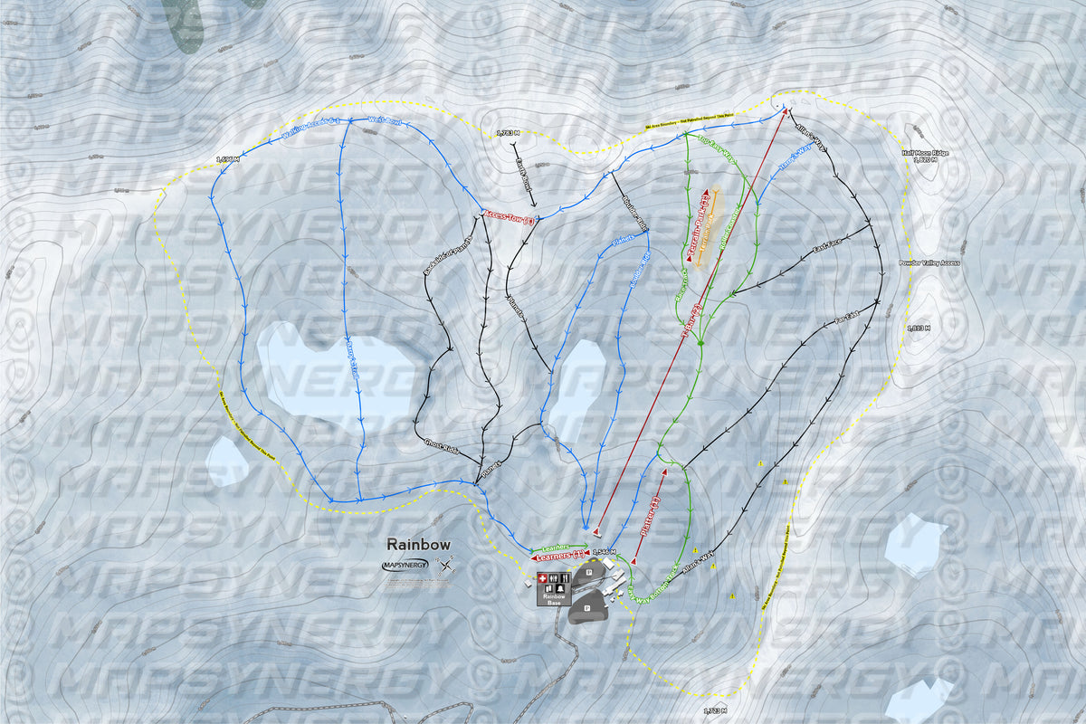 Rainbow trail map