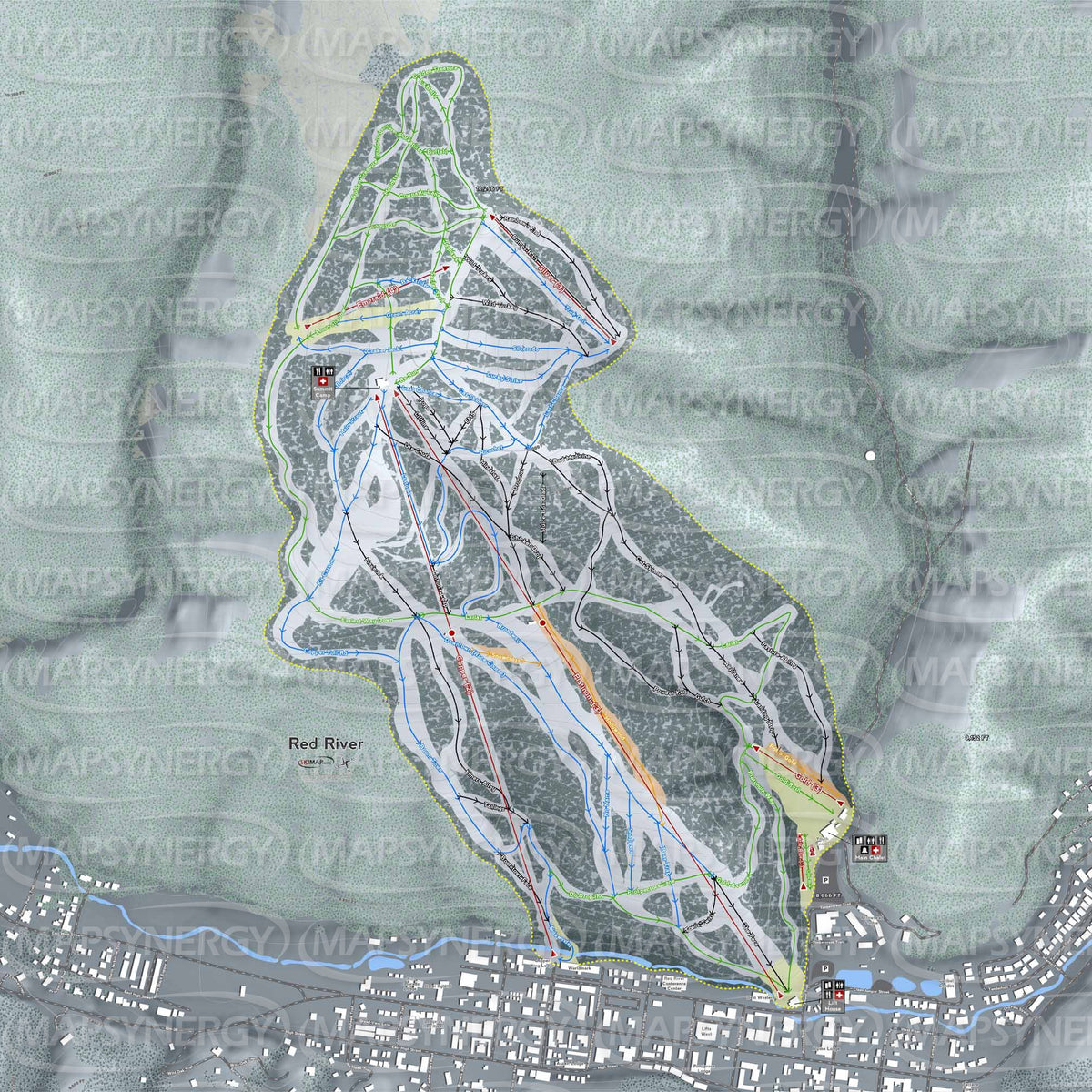 Red River trail map