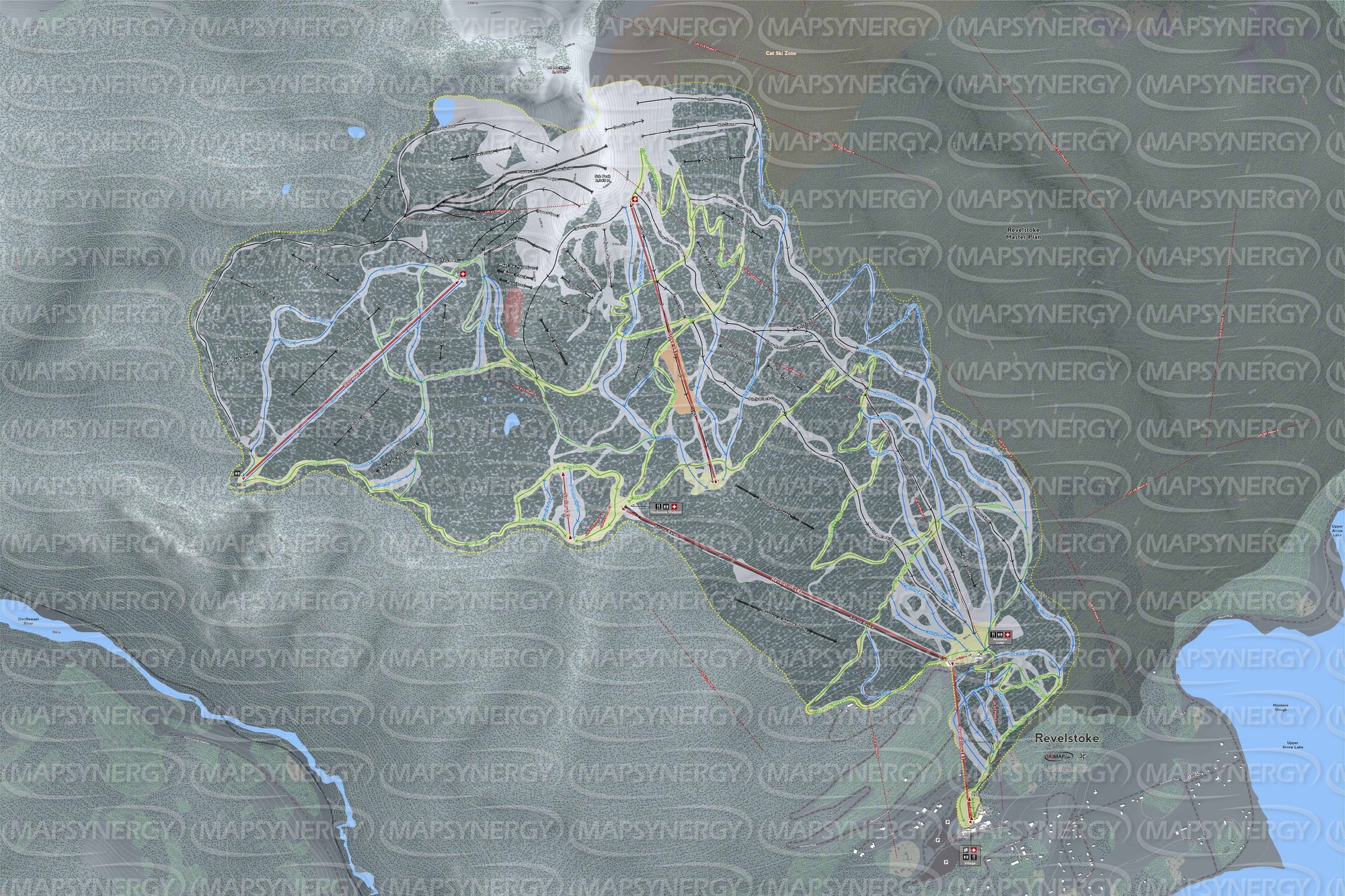 Revelstoke trail map