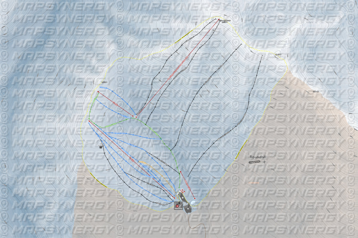 Roundhill trail map