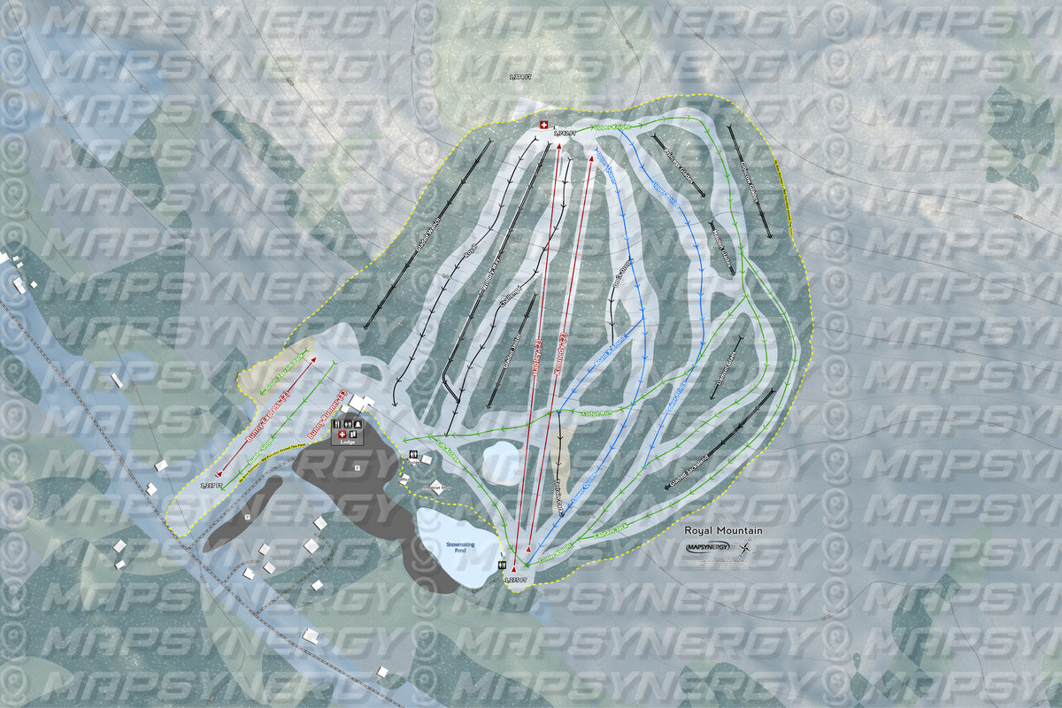 Royal Mountain trail map