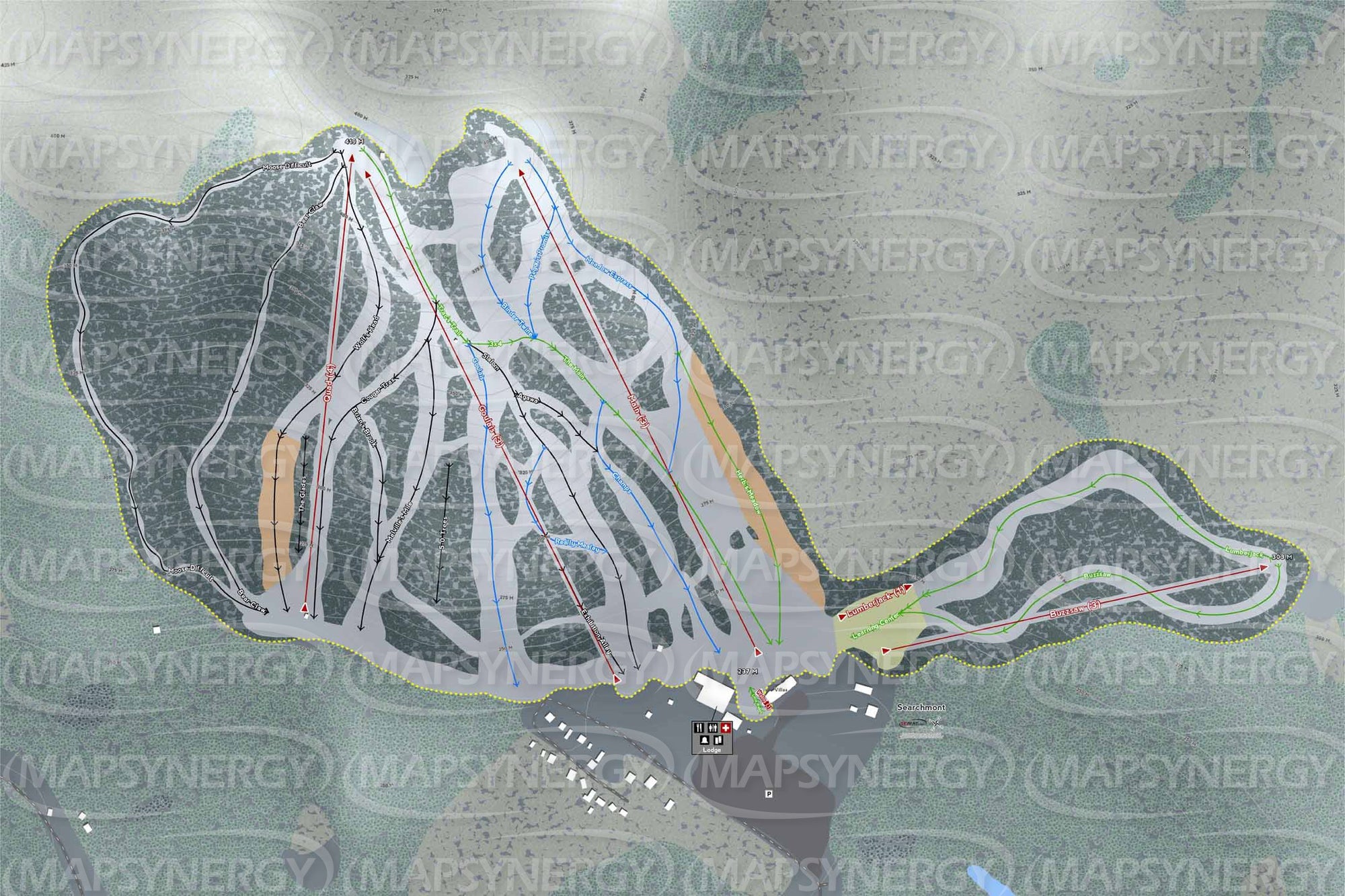 Searchmont trail map