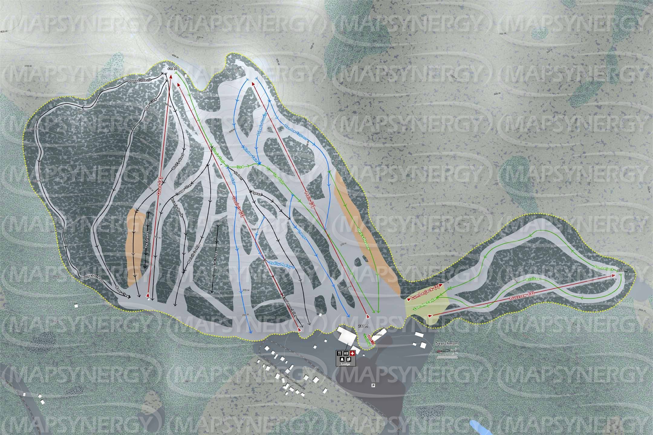 Searchmont trail map