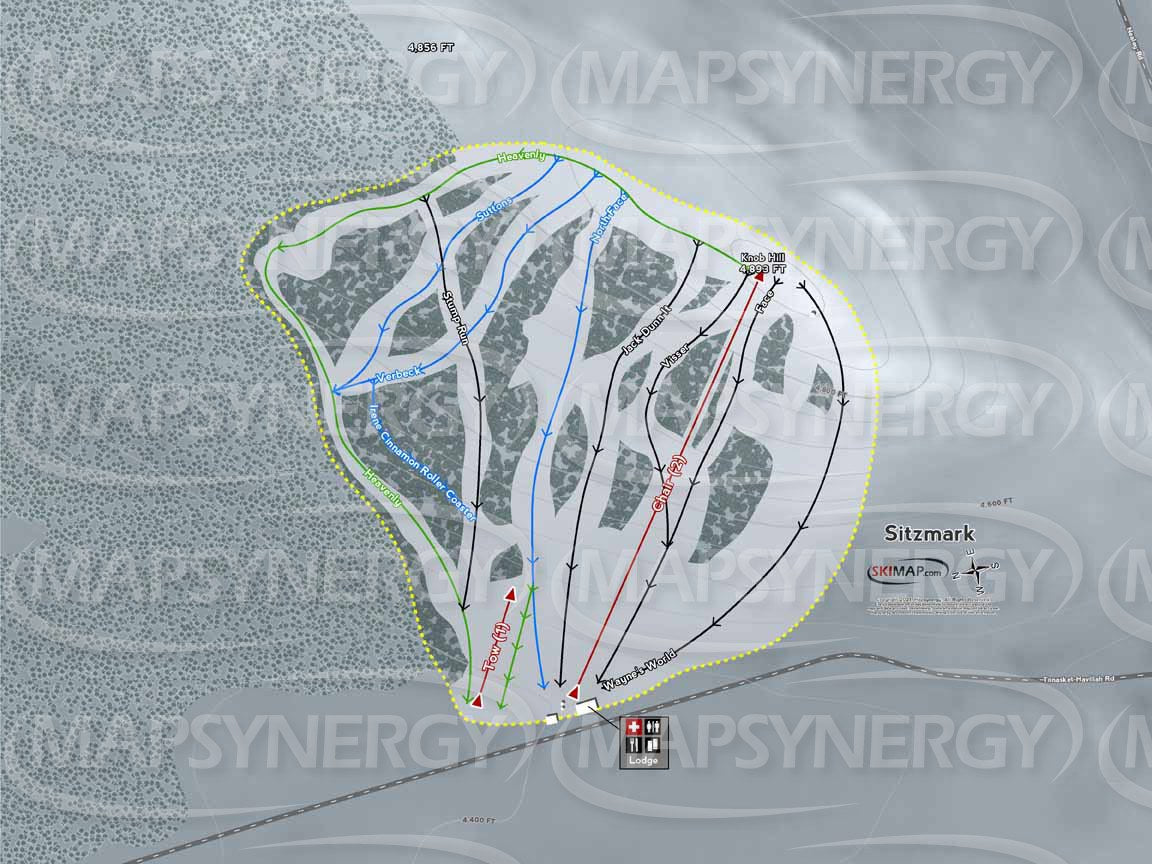 Sitzmark trail map