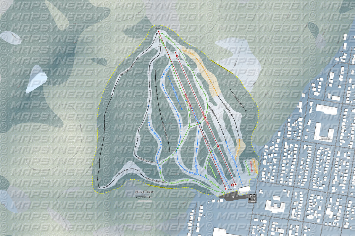 Ski La Tuque trail map