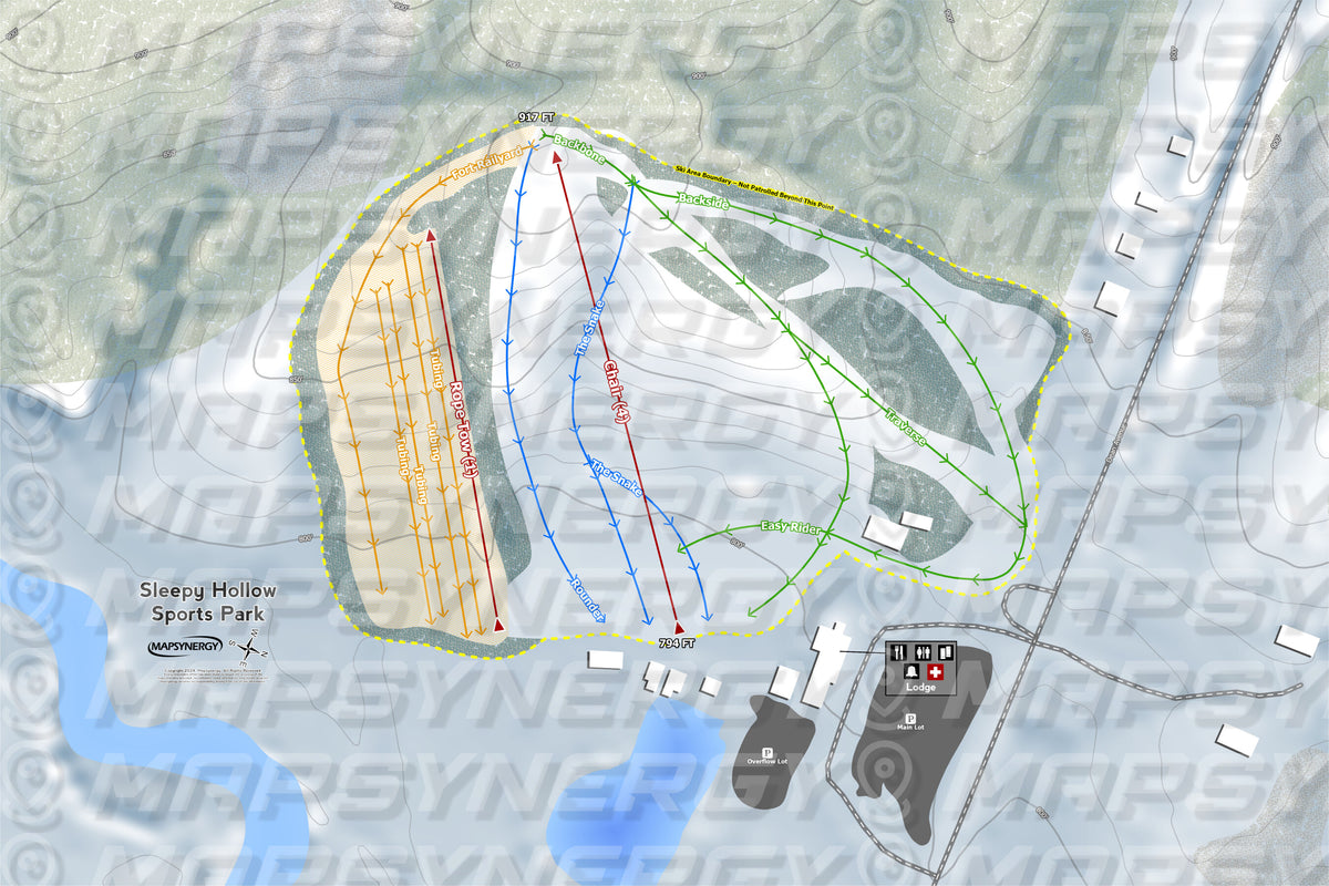 Sleepy Hollow Sports Park trail map