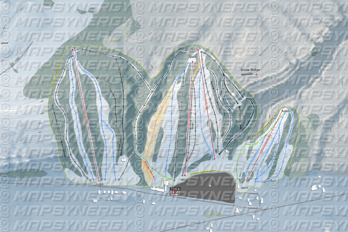 Snow Ridge trail map