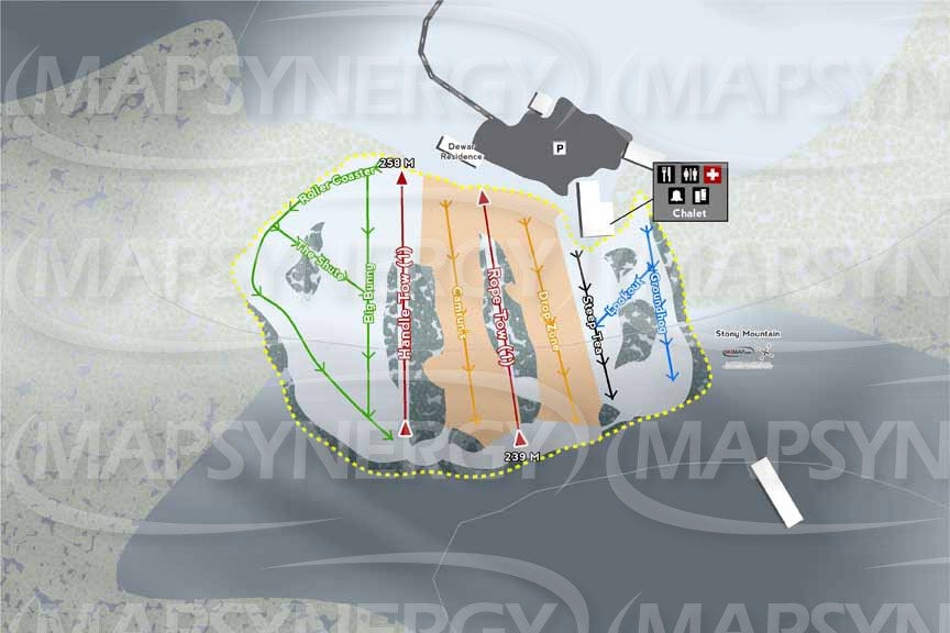 Stony Mountain trail map