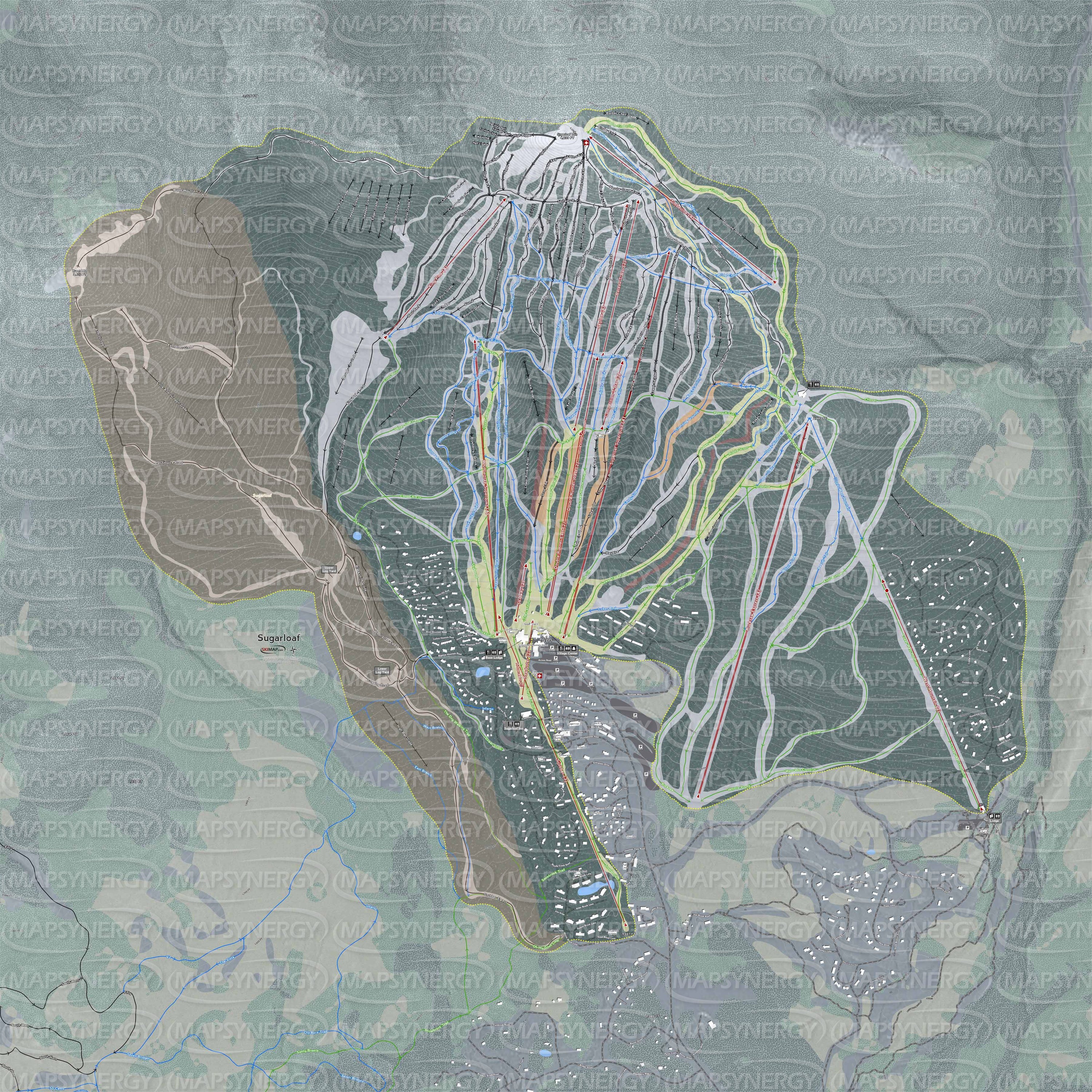 Sugarloaf trail map