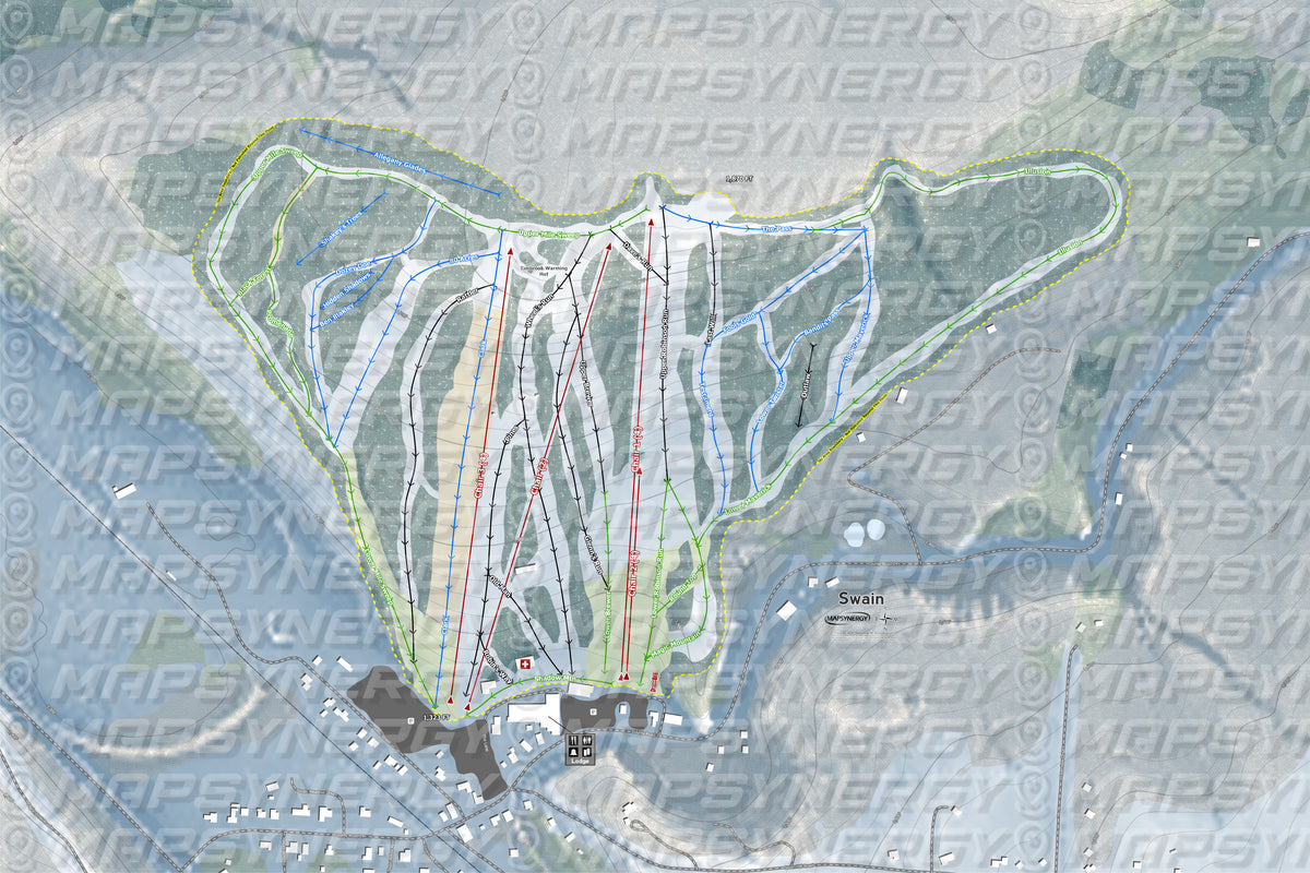 Swain trail map