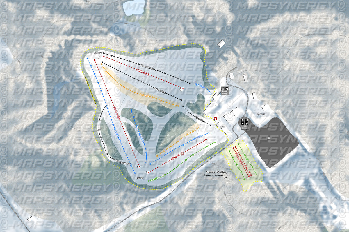 Swiss Valley trail map