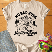 No Bad Runs Just Bad Knees t-shirt