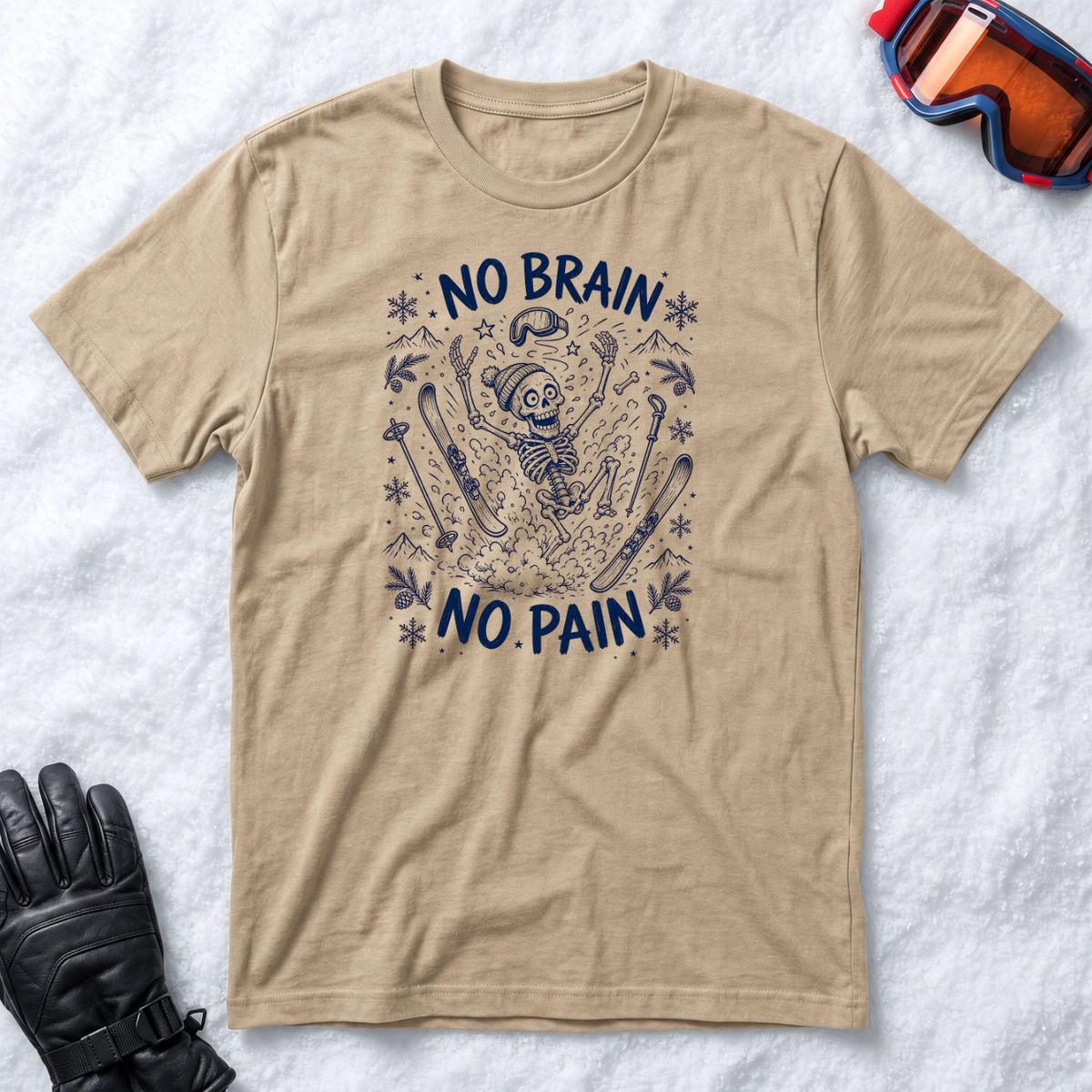 No Brain No Pain – T-Shirt