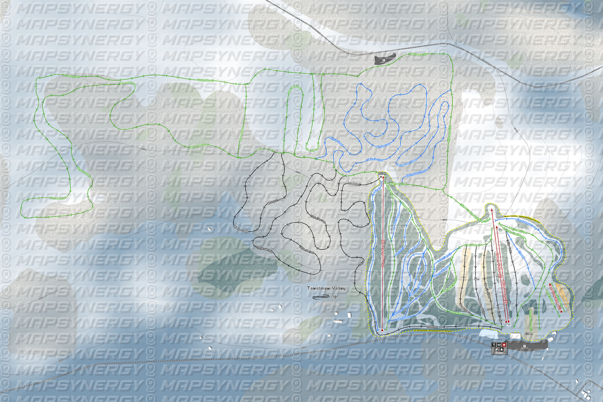 Tawatinaw Valley trail map