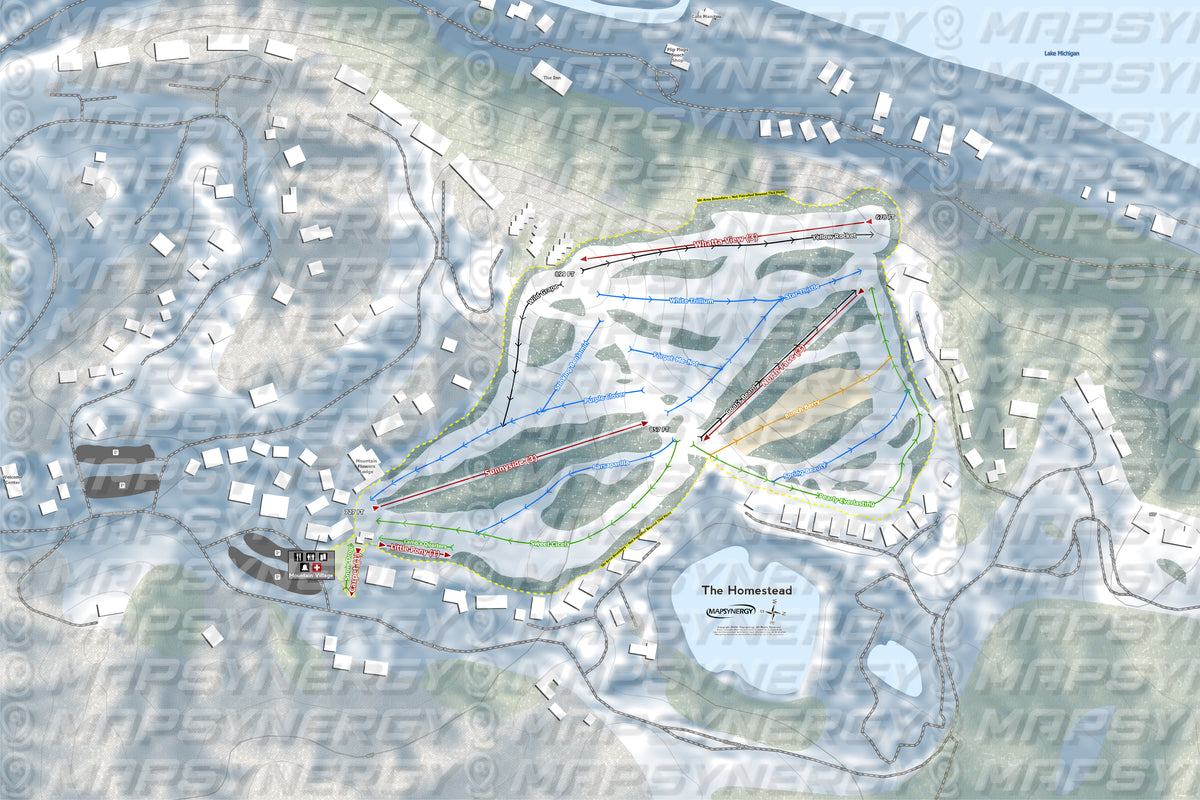 The Homestead trail map