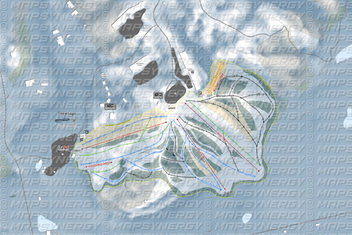 Treetops trail map