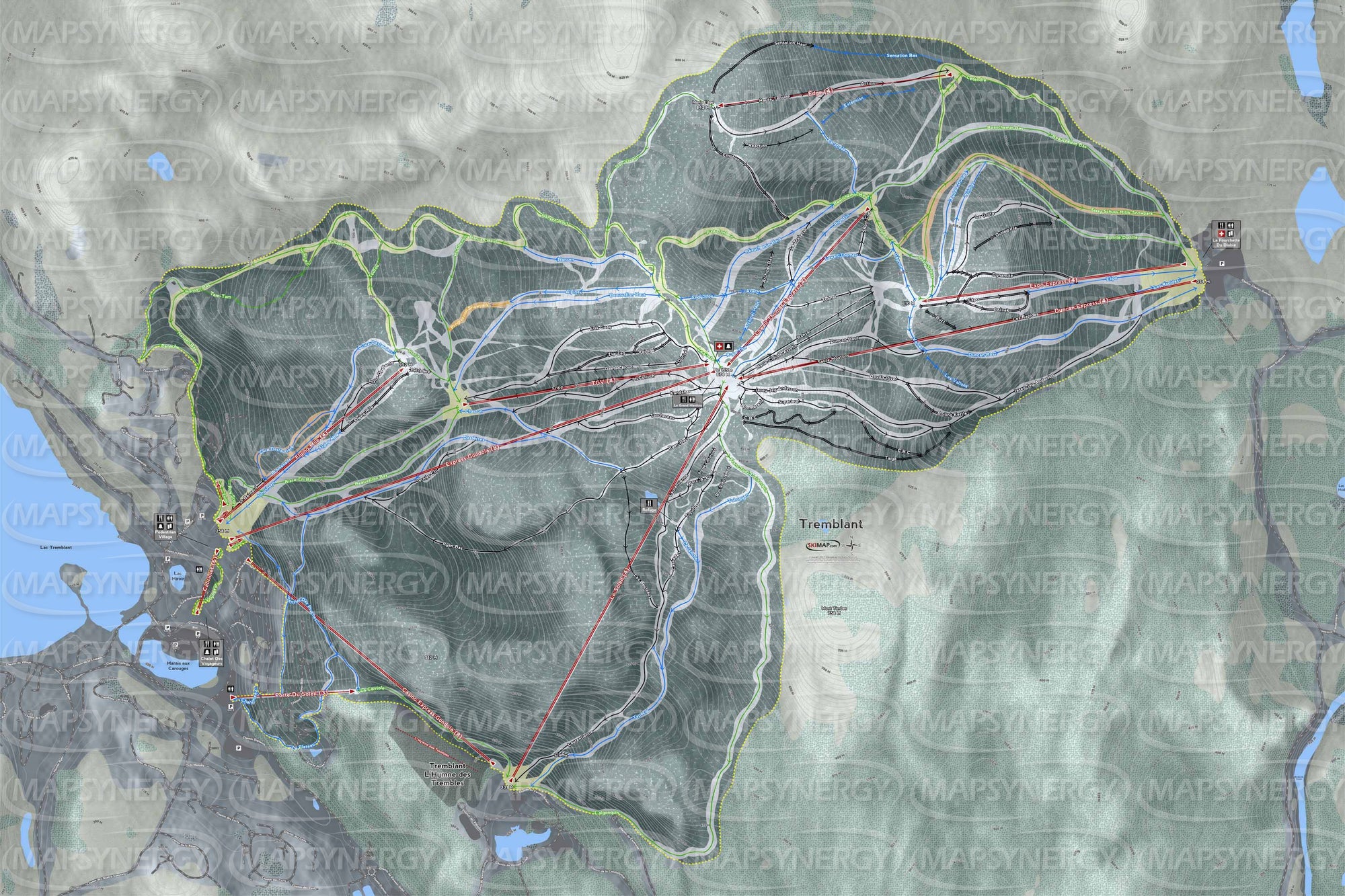 Tremblant trail map