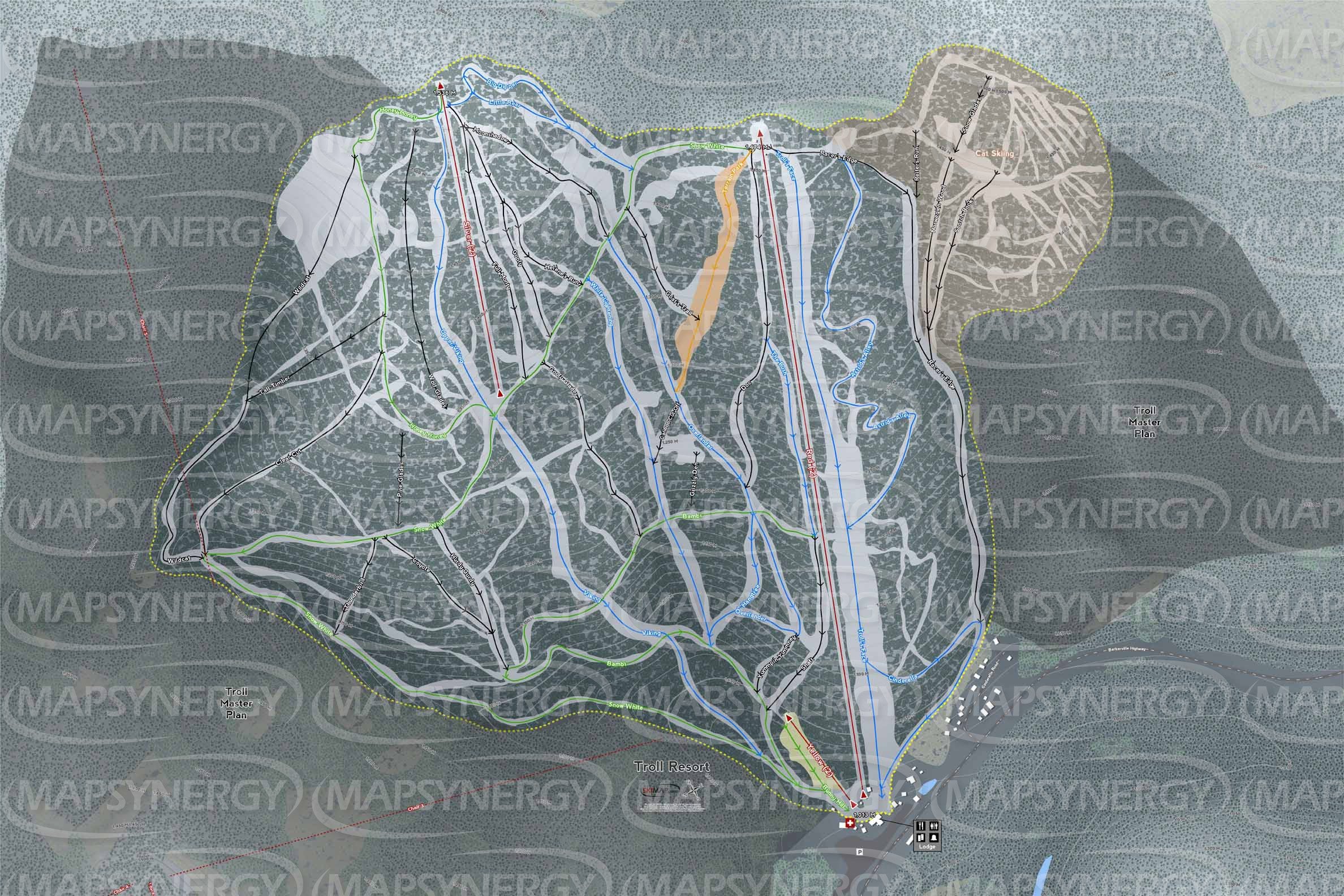 Troll trail map