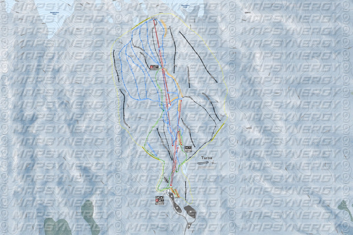Turoa trail map