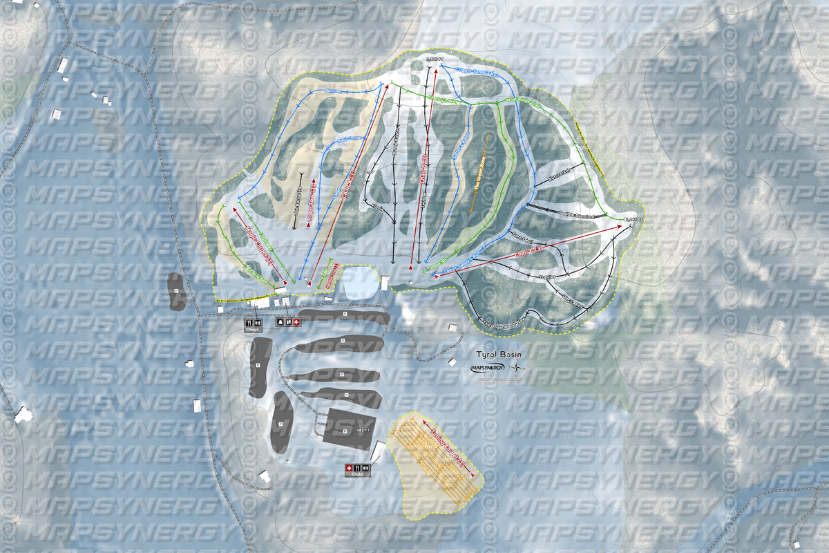 Tyrol Basin trail map