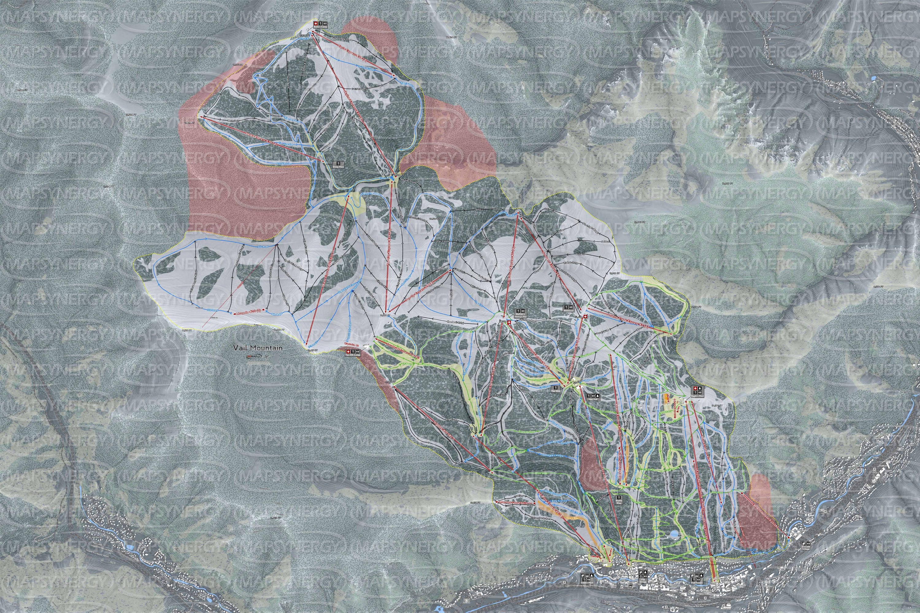 Vail trail map