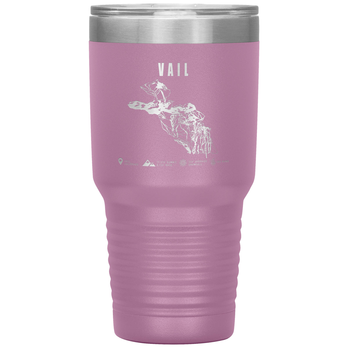 Vail Colorado Ski Trail Map 30oz Tumbler