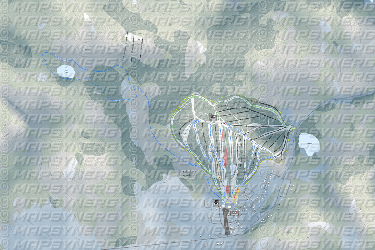 Val-dIrene trail map