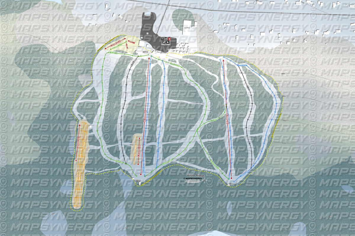 Vista Ridge trail map