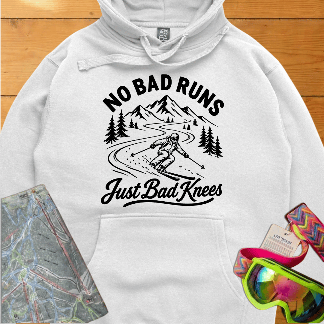 No Bad Runs Just Bad Knees Hoodie