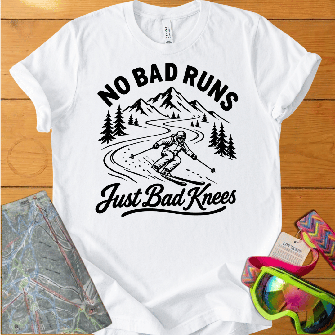 No Bad Runs Just Bad Knees t-shirt