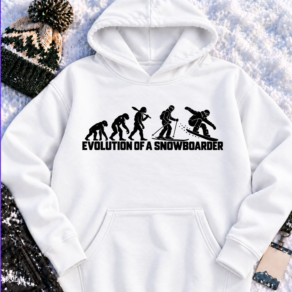 Evolution of Skiing and Snowboarding - Hoodie