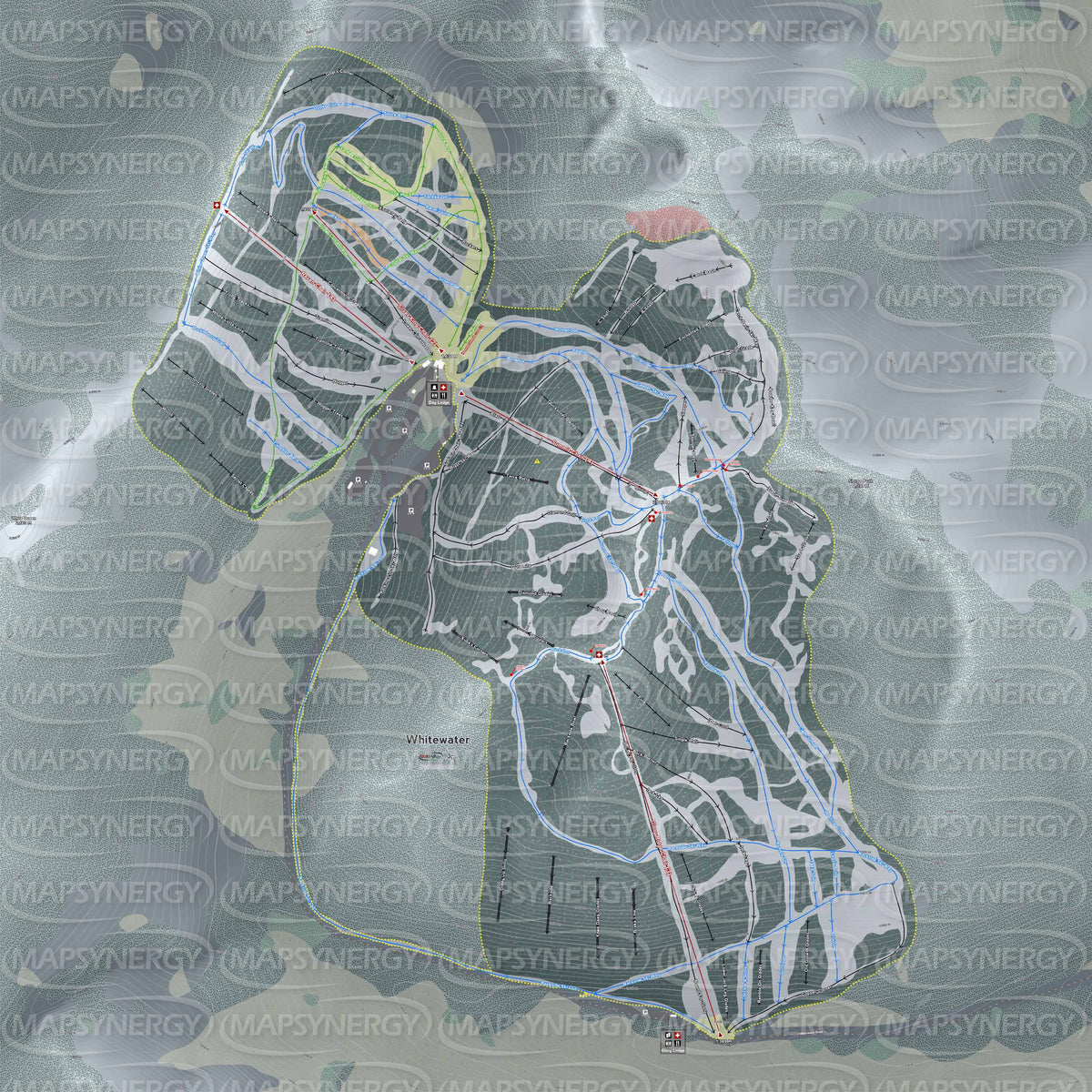 Whitewater trail map