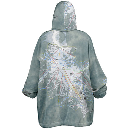 Mount Buller, Australia Ski Trail Map - Snug Hoodie - Powderaddicts