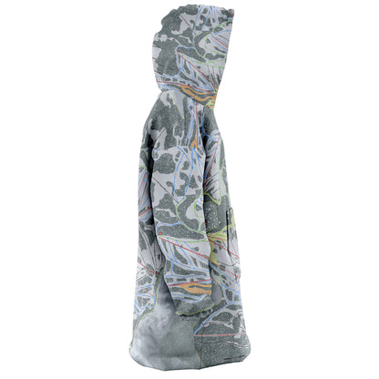 Sugar Bowl, California Ski Trail Map - Snug Hoodie