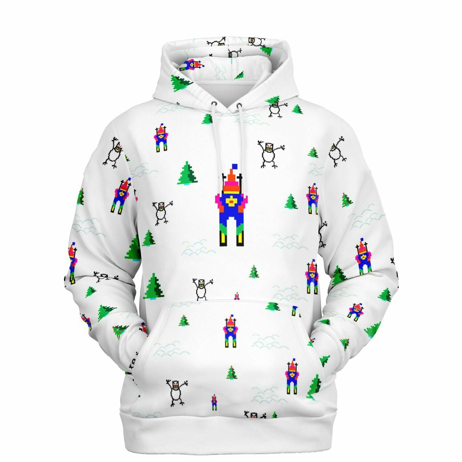 Ski Free Unisex Fashion Hoodie Set