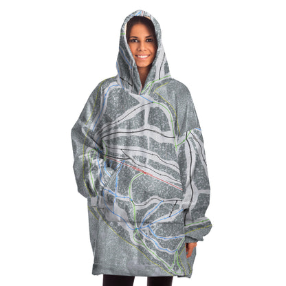 Maverick, Montana Ski Trail Map - Snug Hoodie