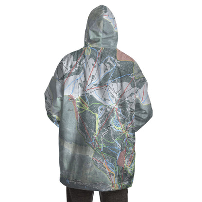 Vail, Colorado Ski Trail Map - Snug Hoodie - Powderaddicts