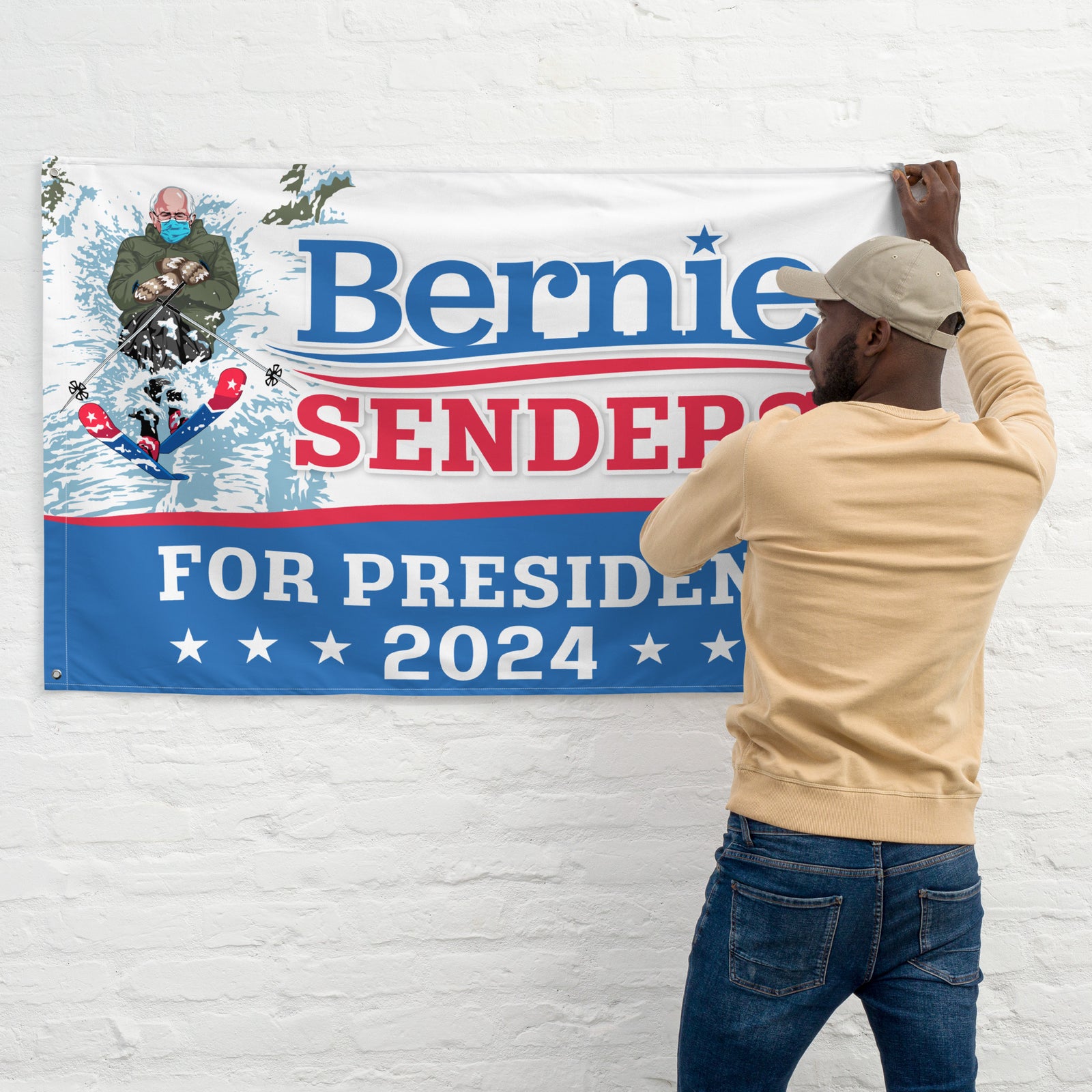 Bernie Senders for President 2024 Flag