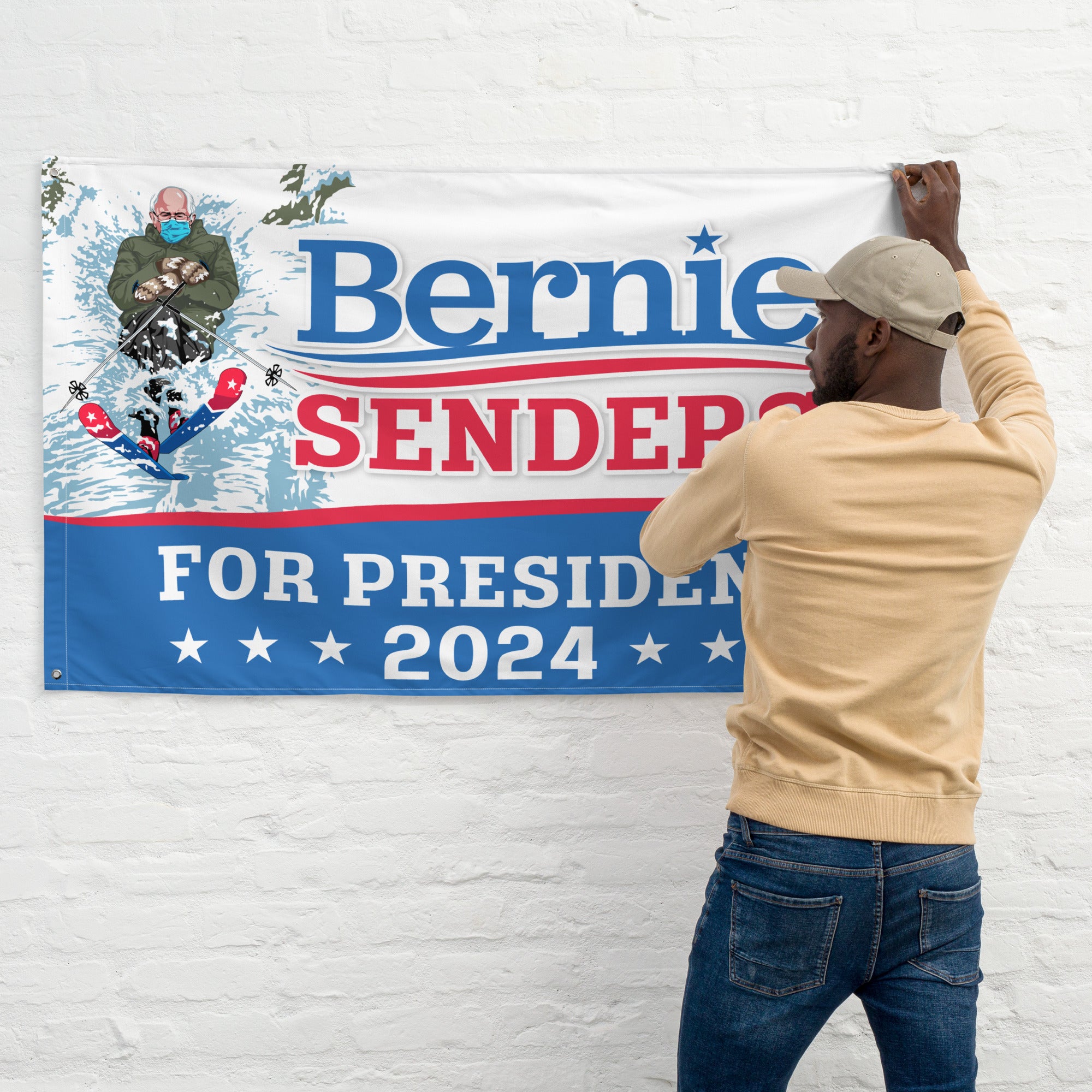 Bernie Senders for President 2024 Flag
