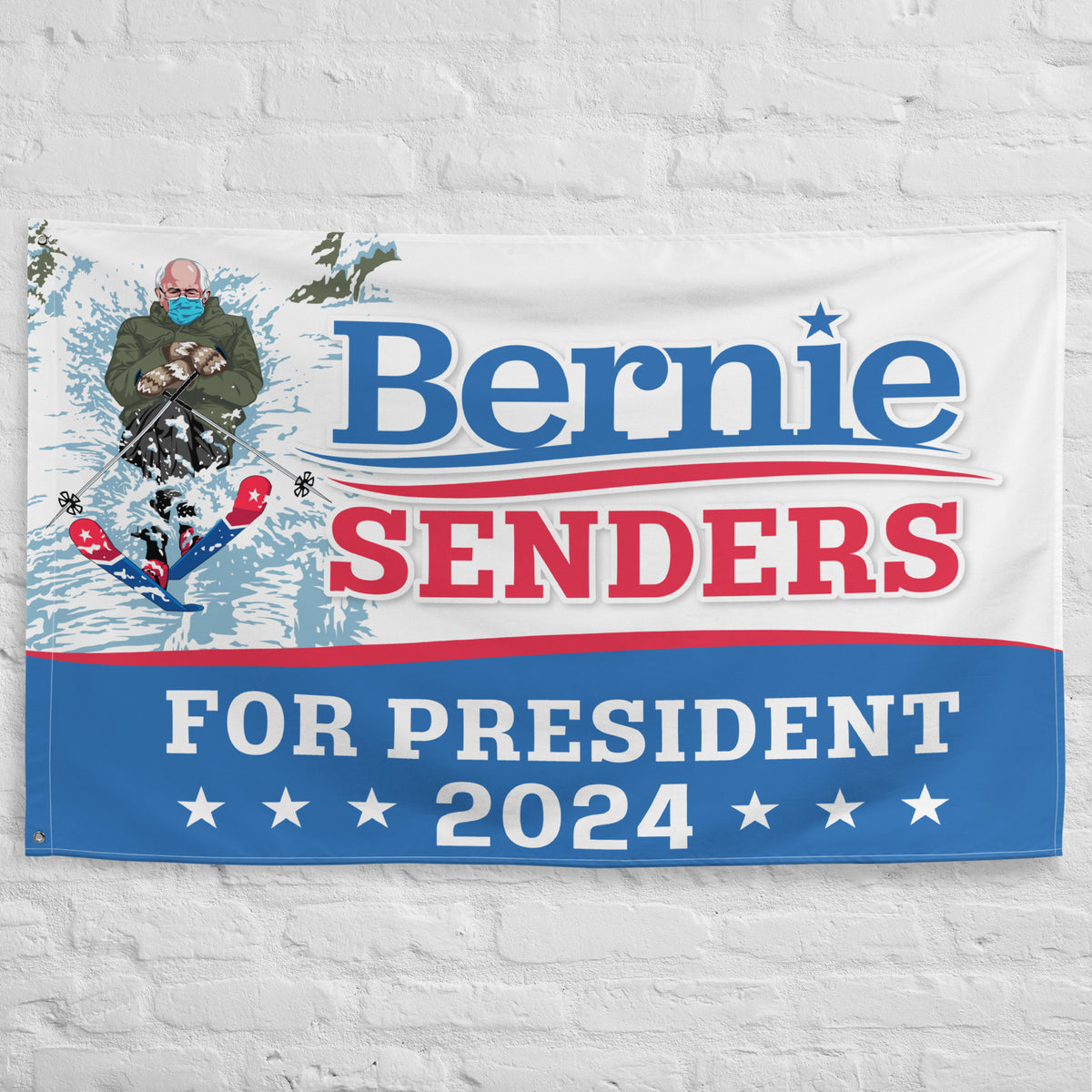 Bernie Senders for President 2024 Flag