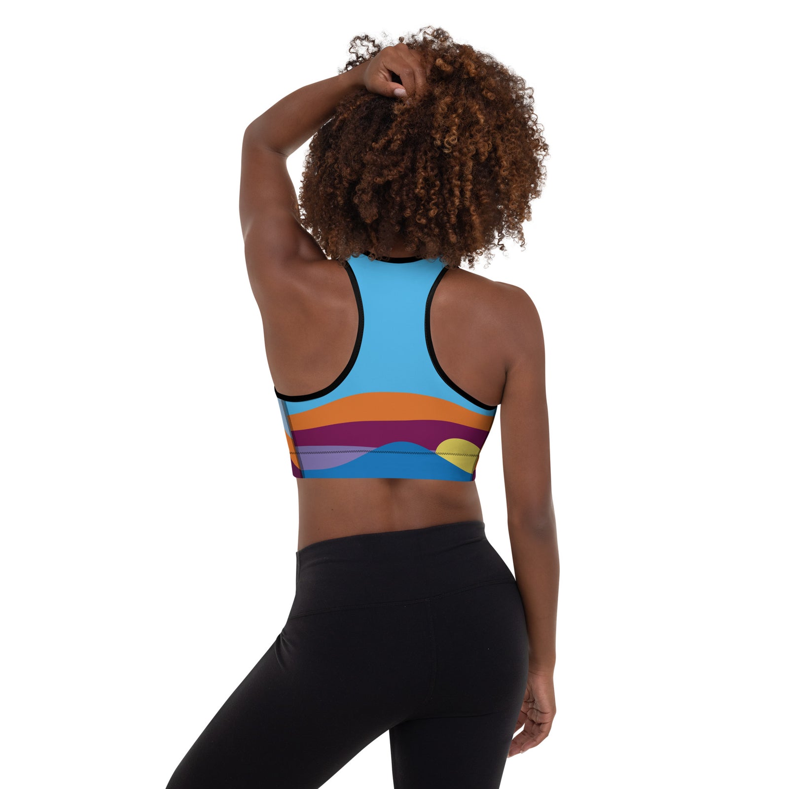 9th South Whale Padded Sports Bra