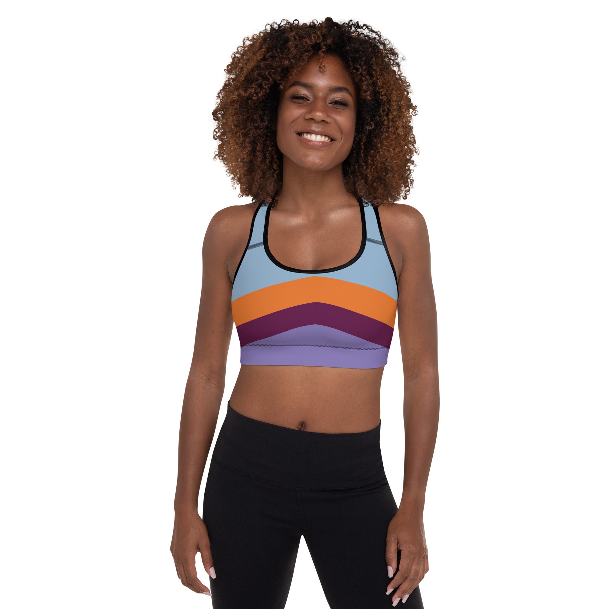 9th South Whale Padded Sports Bra
