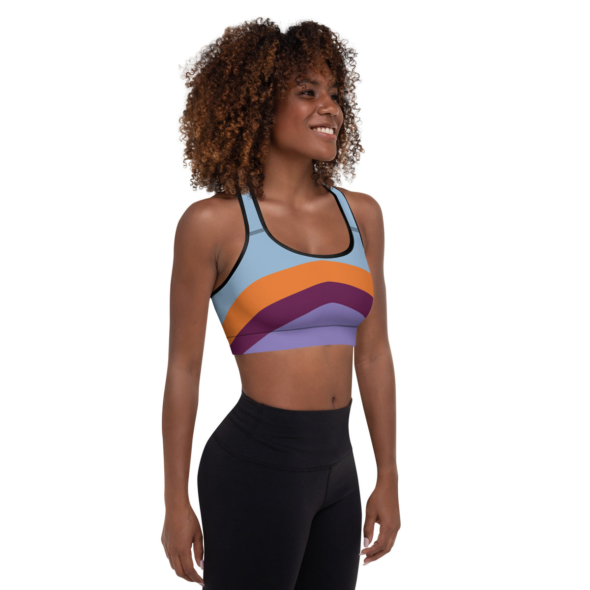 9th South Whale Padded Sports Bra