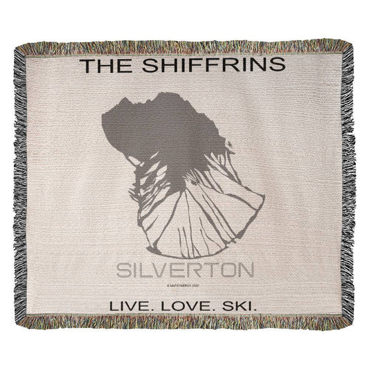 PERSONALIZED SILVERTON, COLORADO WOVEN BLANKET - Powderaddicts