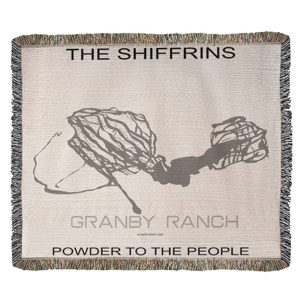 PERSONALIZED GRANBY RANCH, COLORADO WOVEN BLANKET
