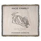 PERSONALIZED PATS PEAK, NEW HAMPSHIRE WOVEN BLANKET
