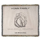 PERSONALIZED WHALEBACK MOUNTAIN, NEW HAMPSHIRE WOVEN BLANKET