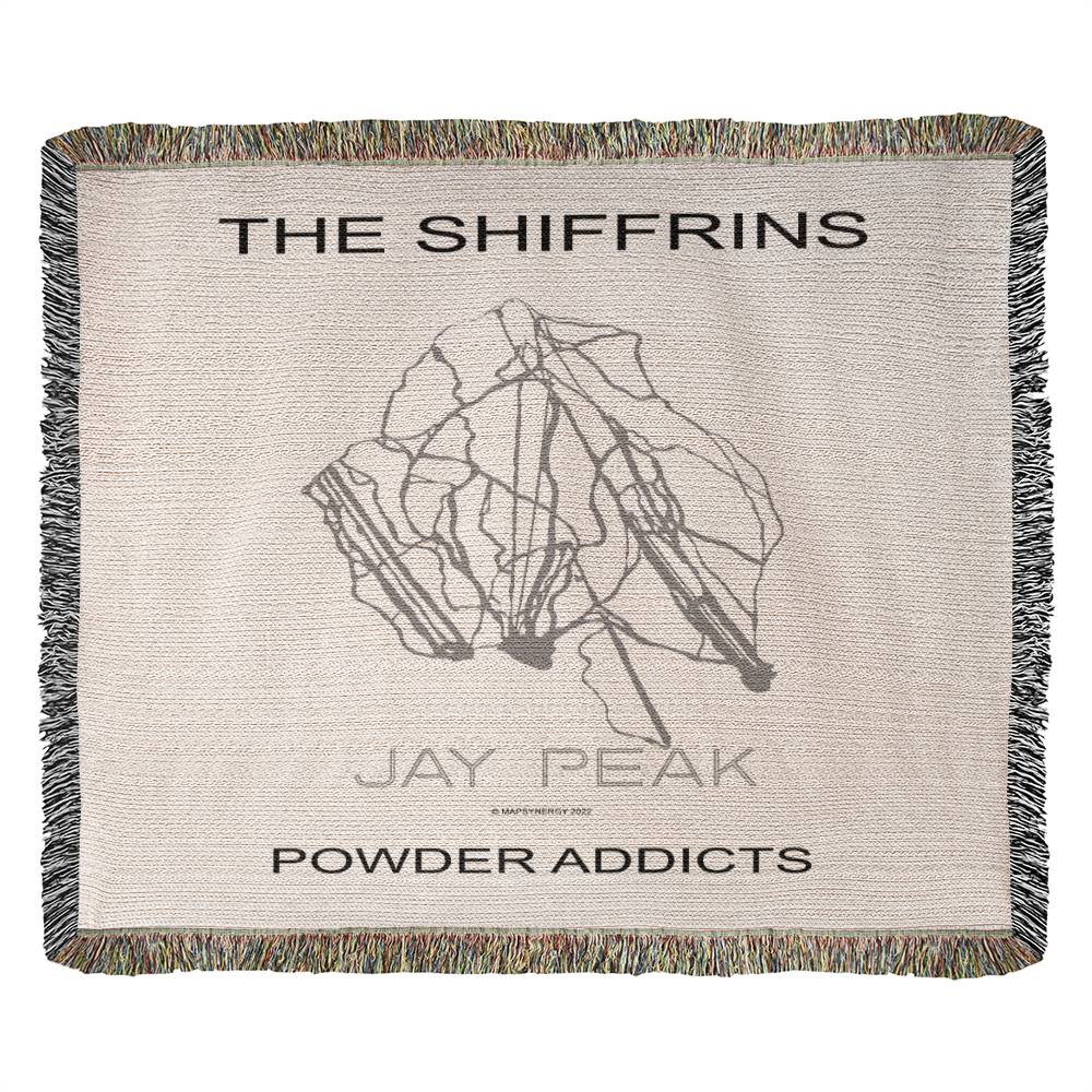 PERSONALIZED Jay Peak, Vermont WOVEN BLANKET