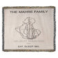 PERSONALIZED WILDCAT MOUNTAIN, NEW HAMPSHIRE WOVEN BLANKET