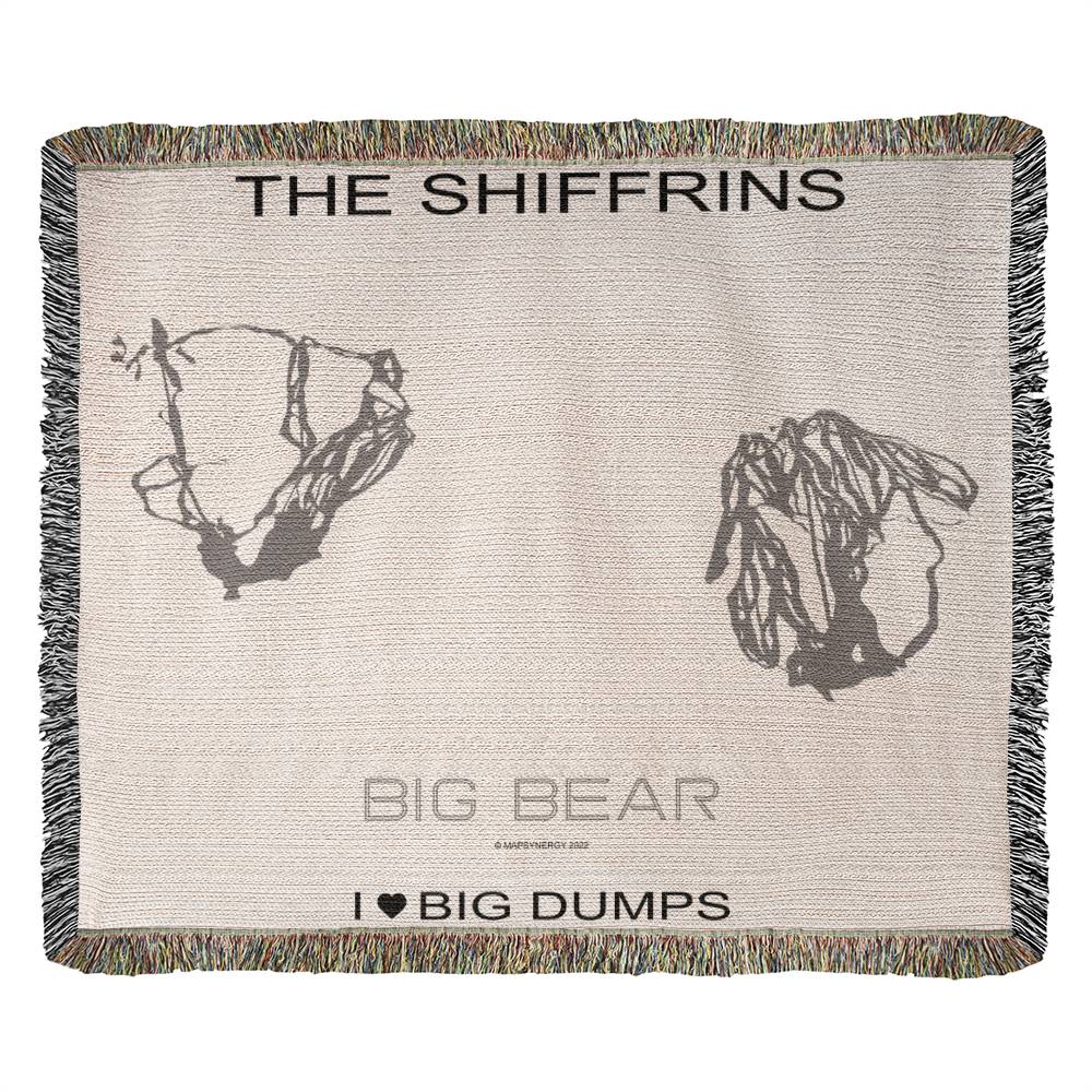 PERSONALIZED Big Bear, California WOVEN BLANKET